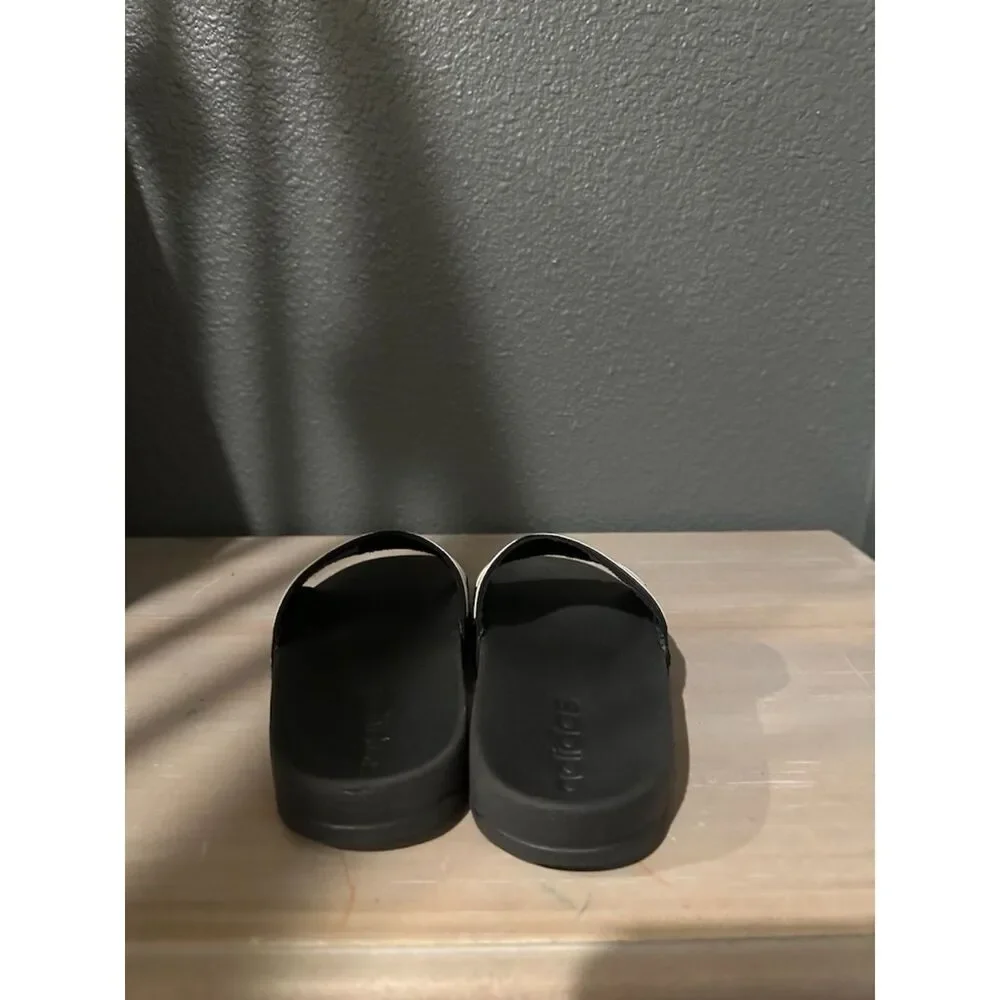 Adidas Adilette Black Shower Slides-Sandals for Kids Size 11K